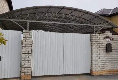 Установка ворот 2600х2600 и калитки 1000х2200